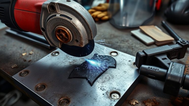 angle grinder workpiece issues