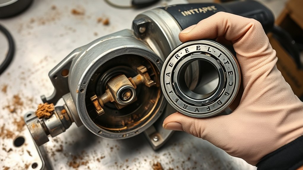 bearing problems in grinders