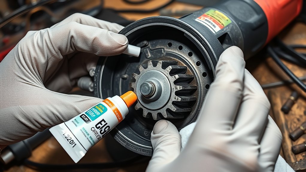 change lubricant regularly monitor