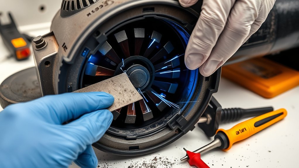 clean commutator for efficiency