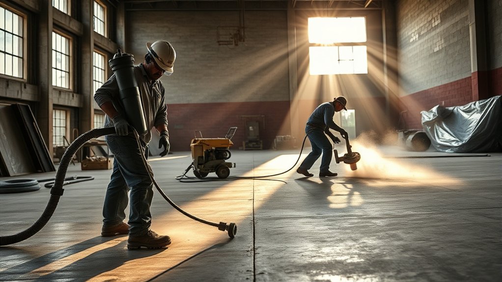 control concrete dust hazards