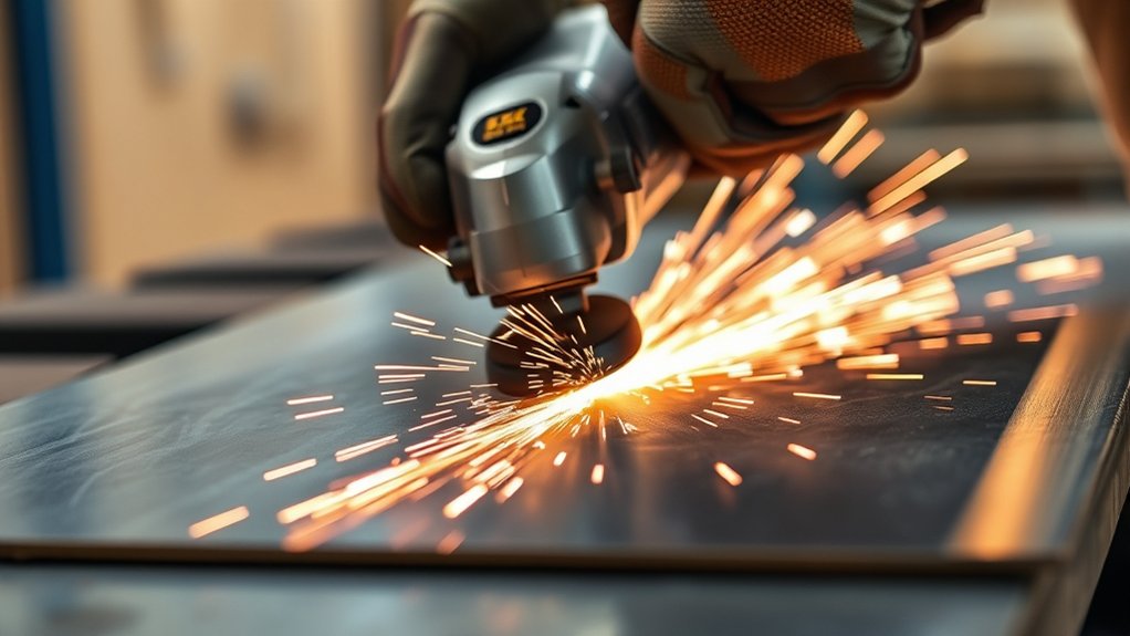 cutting sheet metal safely