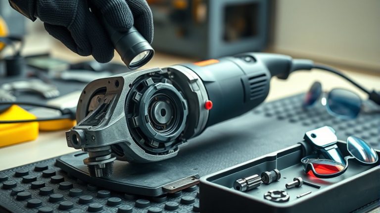 diagnosing angle grinder gearbox issues