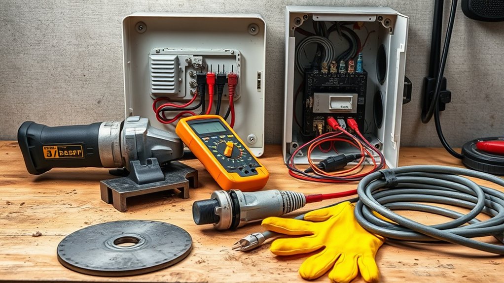 diagnosing angle grinder trips