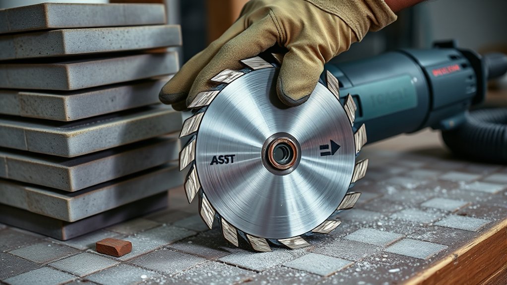 efficient diamond blade cutting