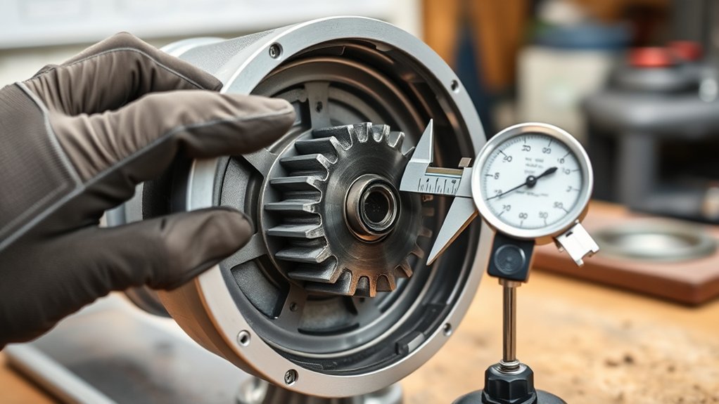 ensure proper gear alignment