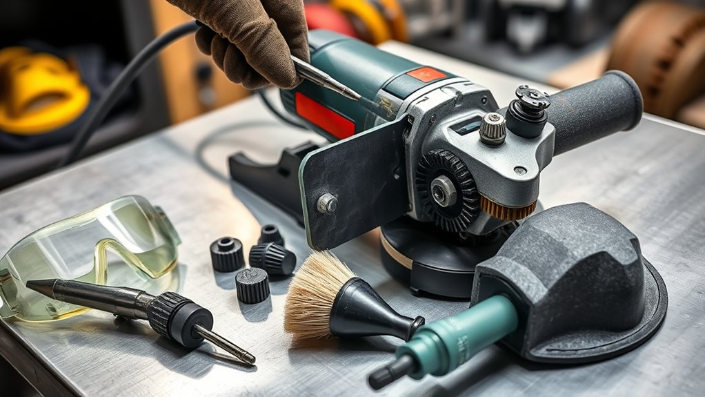 essential angle grinder maintenance