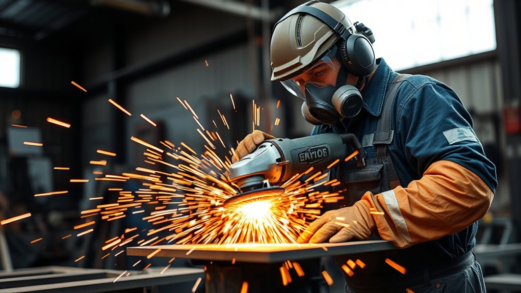 essential ppe for grinding