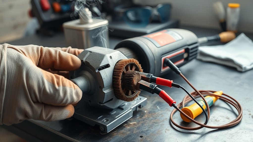 fixing angle grinder electrical issues