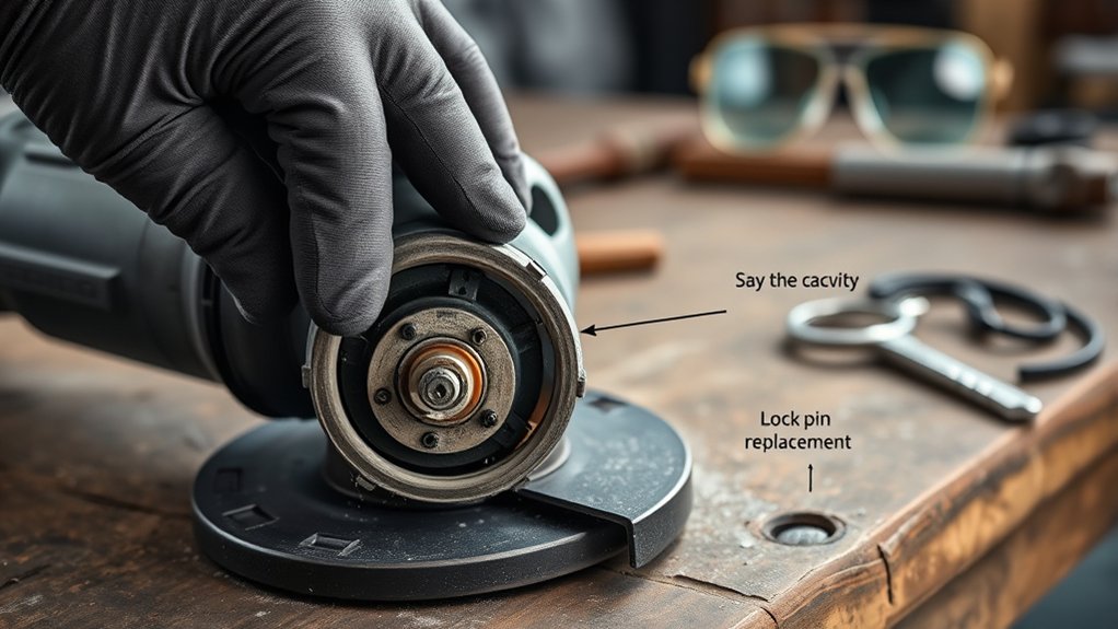 fixing spindle lock issues