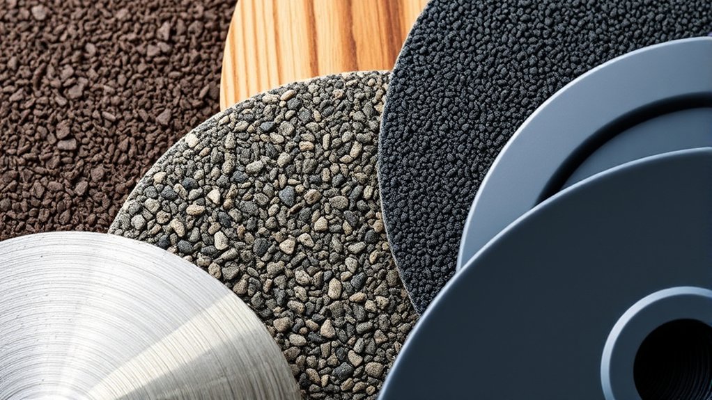 grit size material matching