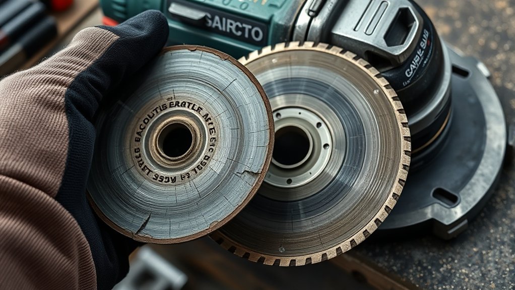 inspect discs for wear