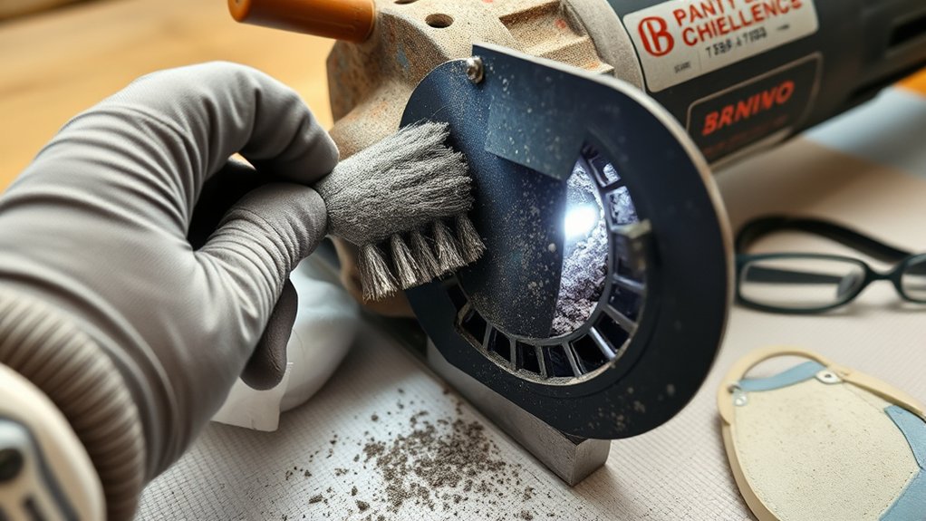 inspect vents for blockages