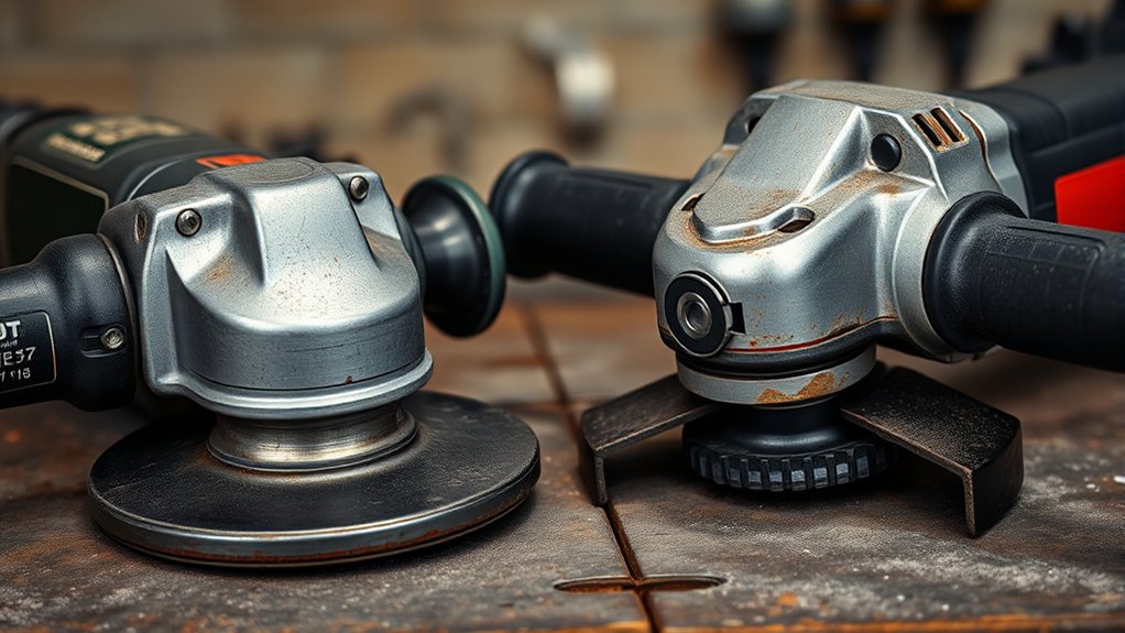 low vs high amp grinders