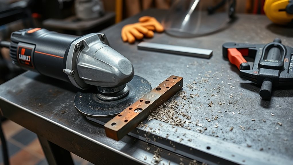 maintain angle grinder safety