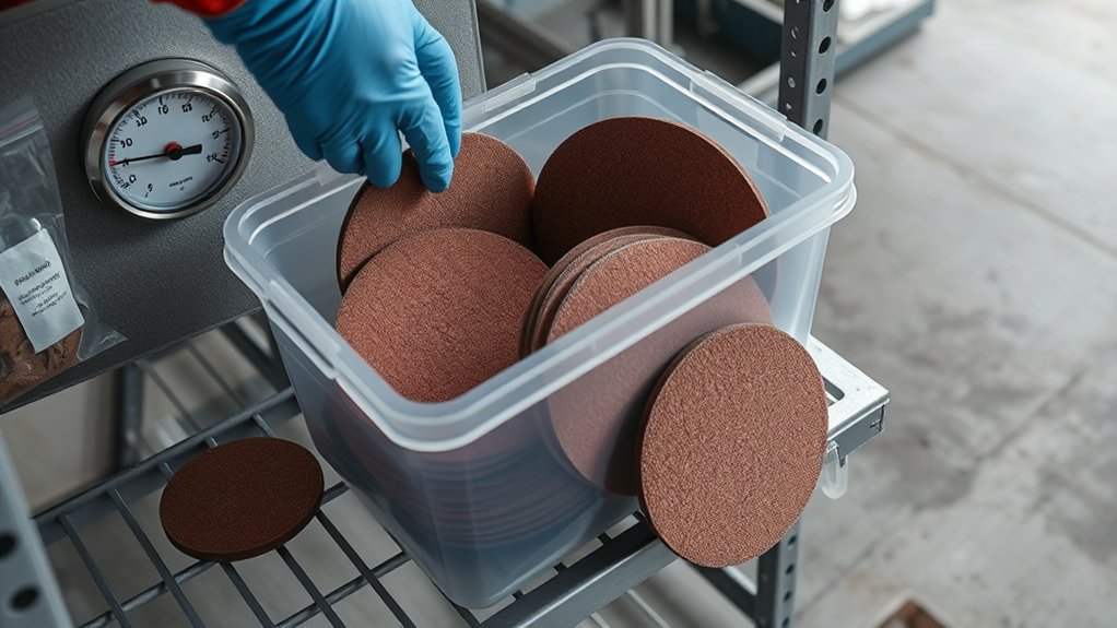 moisture compromises abrasive discs