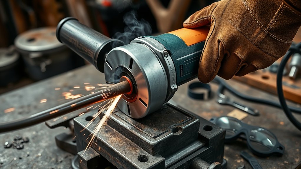 prevent angle grinder binding