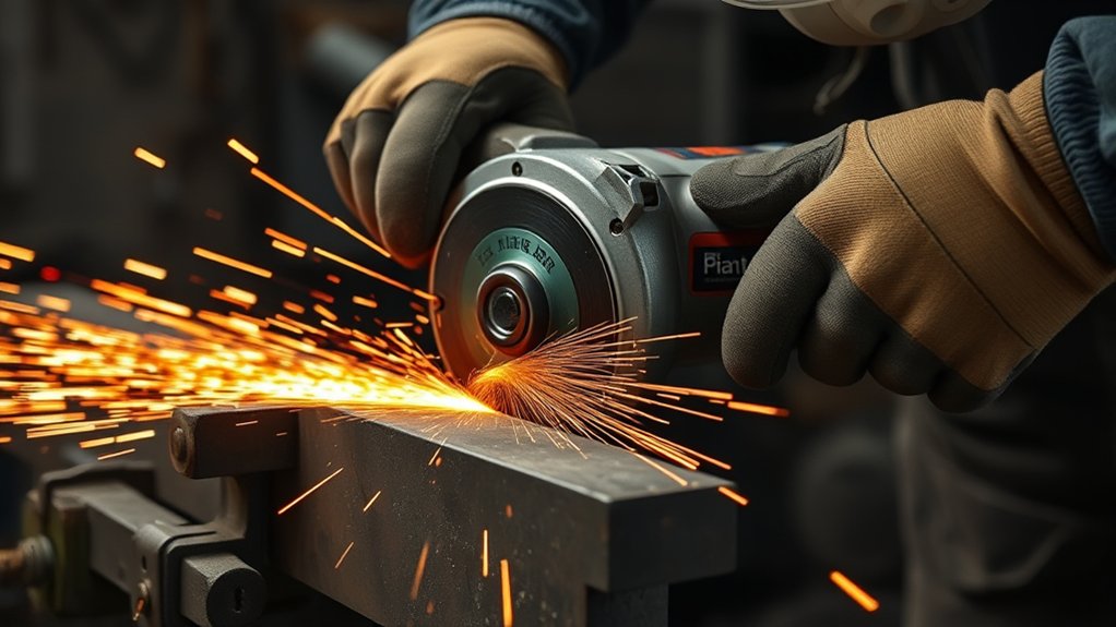 prevent angle grinder binding