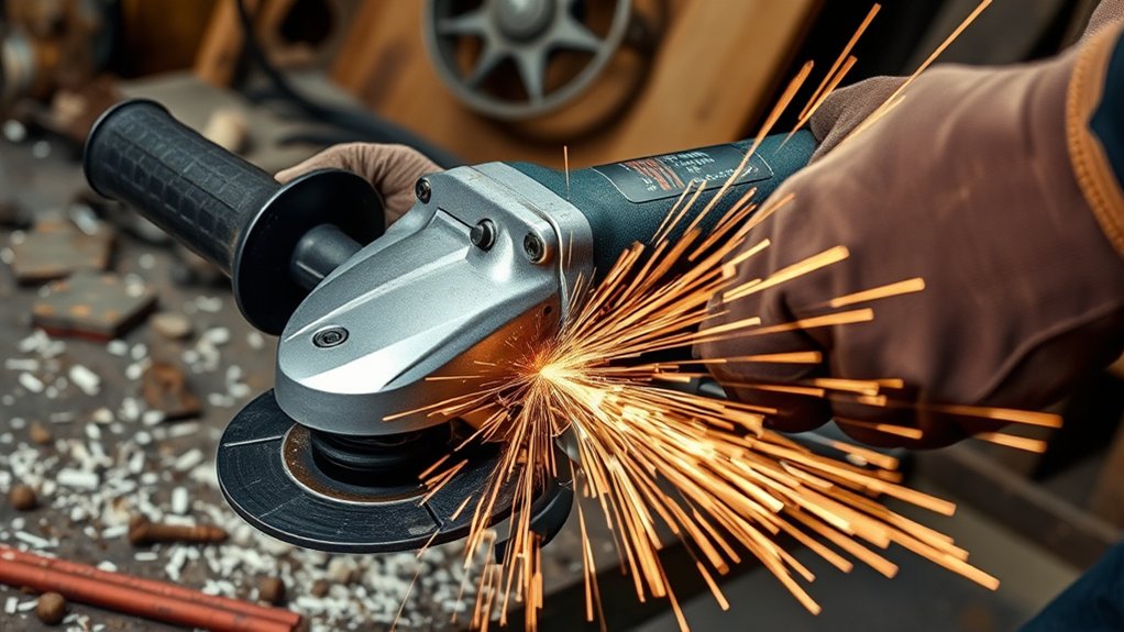 prevent angle grinder kickback