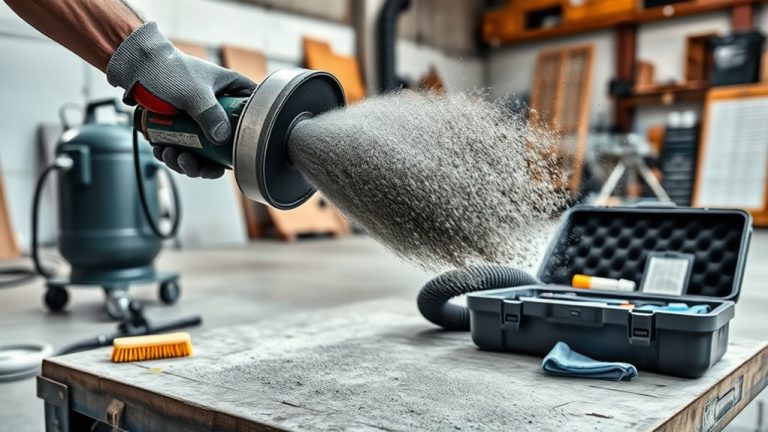 prevent concrete dust damage