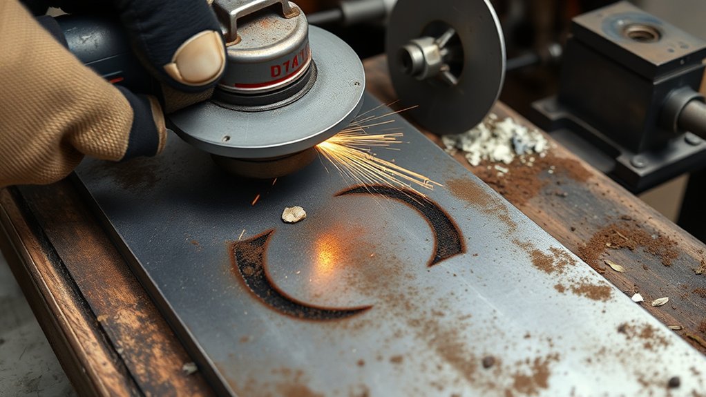 prevent gouging in grinding