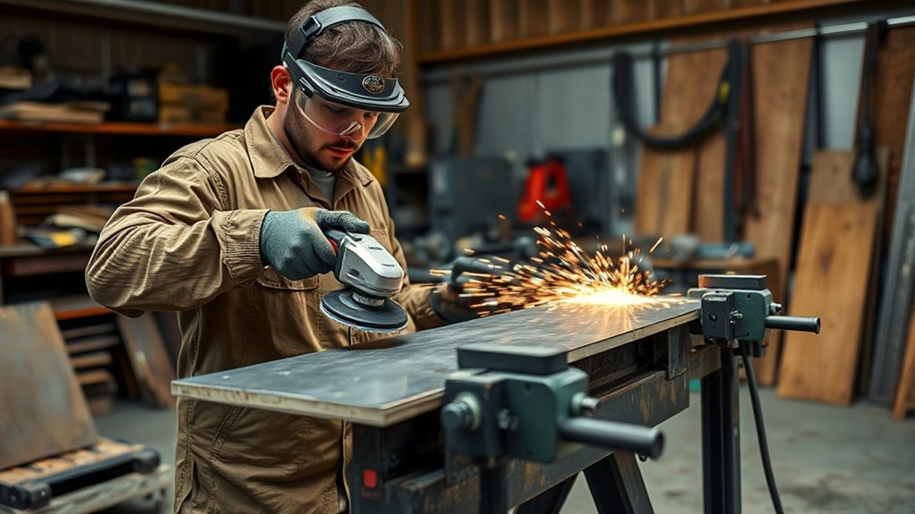 prioritize angle grinder safety