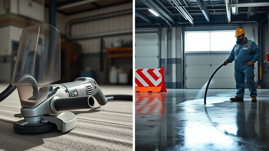 professional concrete dust management