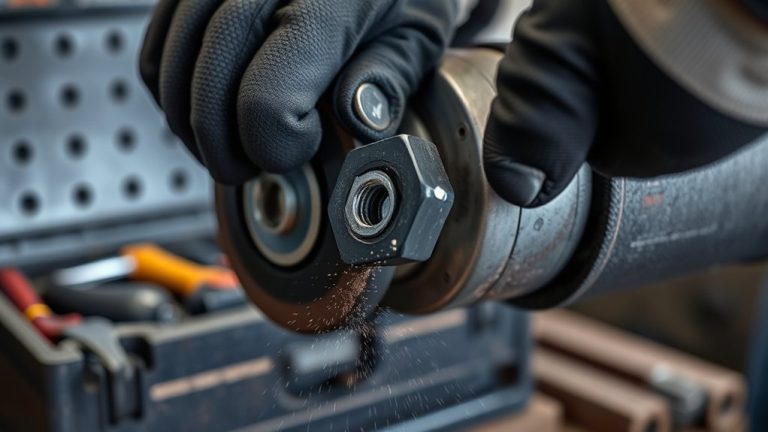 removing stuck grinder nut