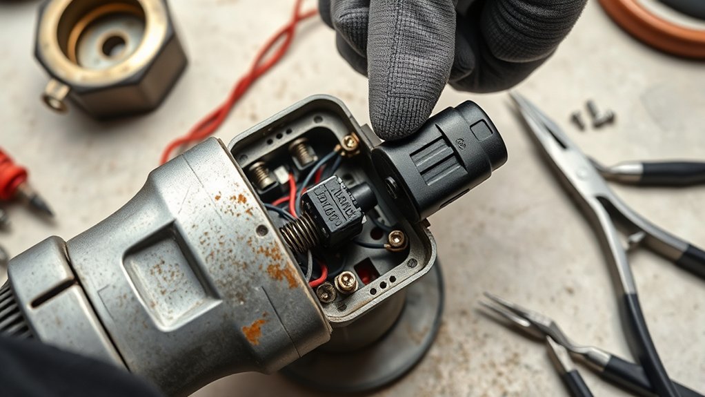 replace angle grinder switch