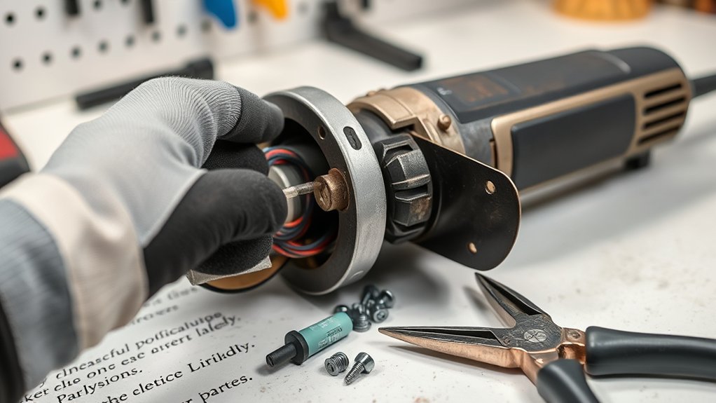 replace angle grinder switch