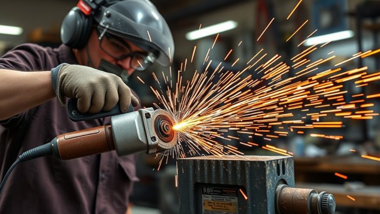 safe angle grinder practices
