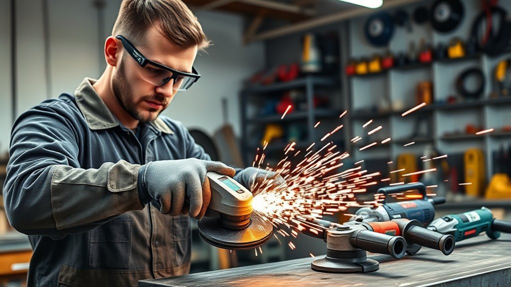 safety first with grinders