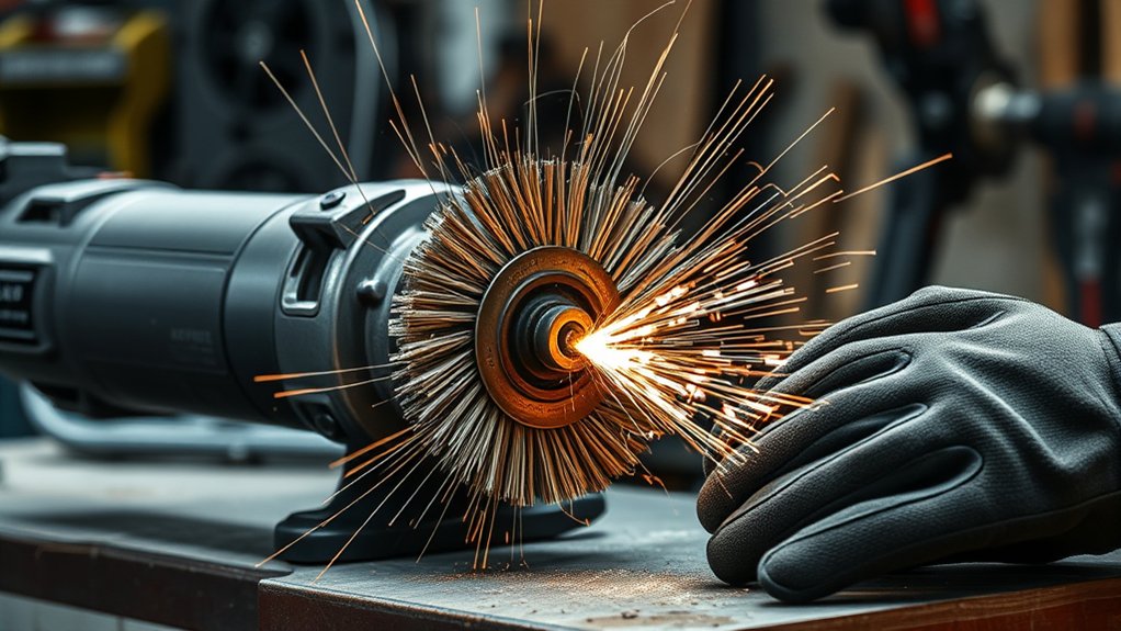 selecting suitable wire brush