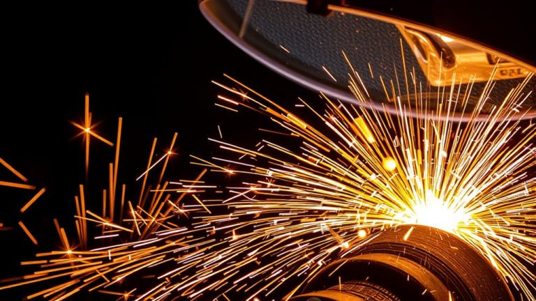 sparks grinding colors safety