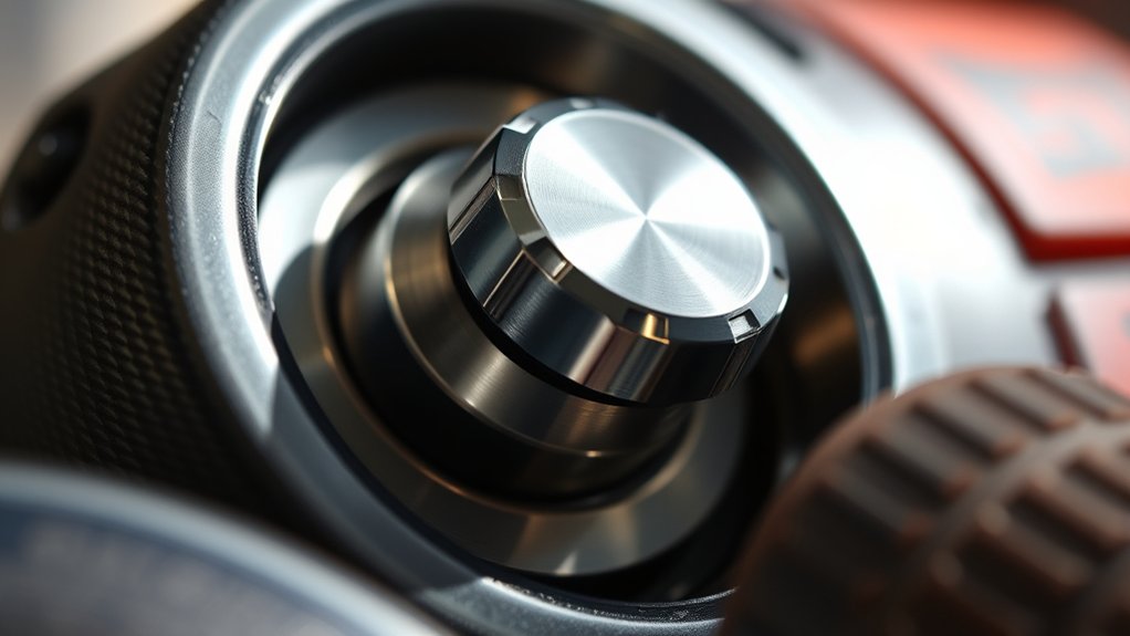 spindle lock ensures safe changes