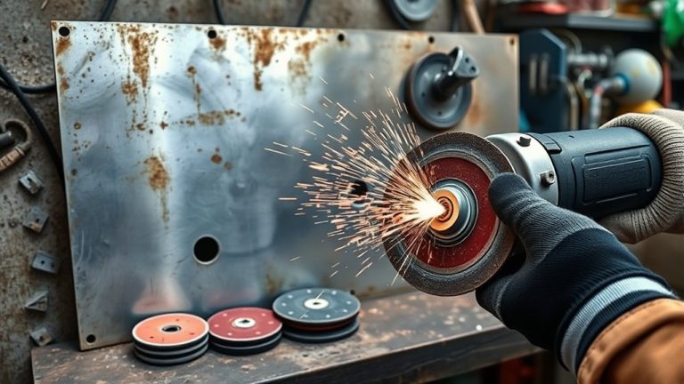 swirl marks angle grinder