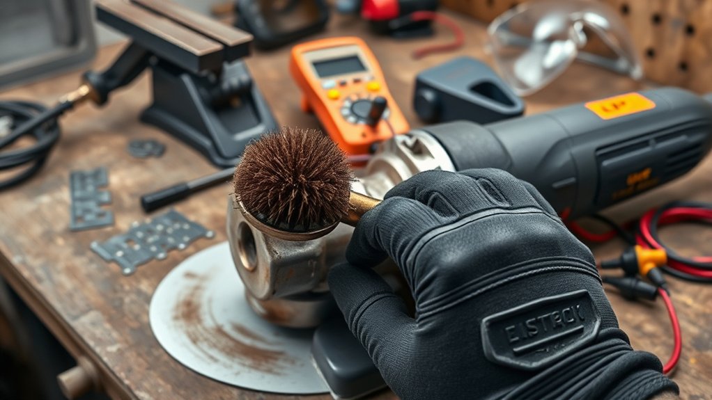 troubleshoot angle grinder power