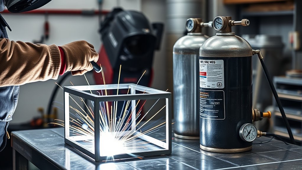 adjust gas for wire