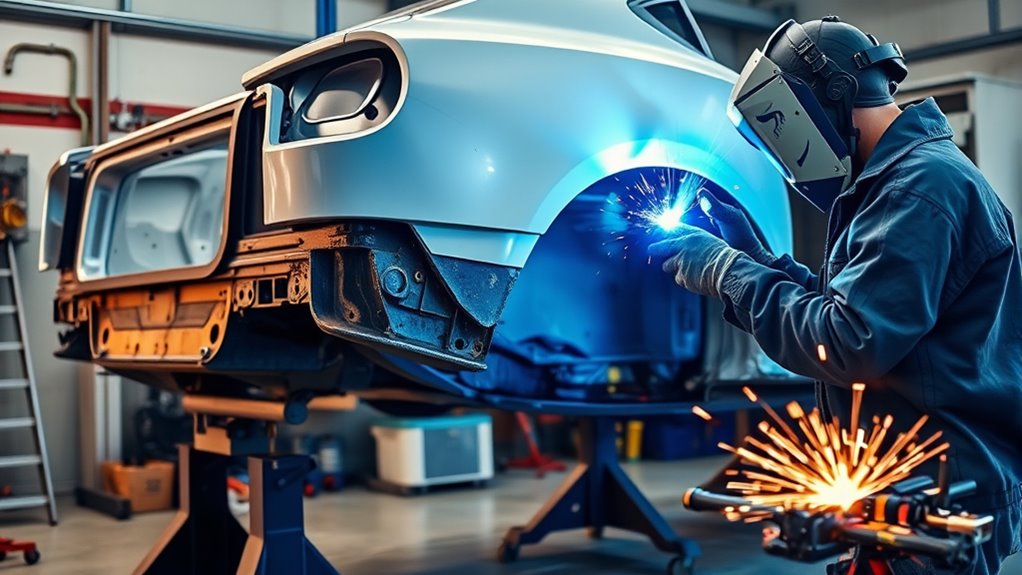 assess damage repair carefully