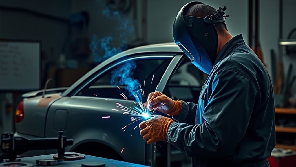 auto body welding training duration