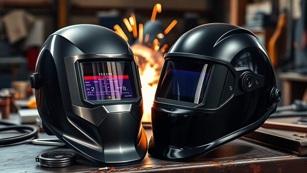 auto darkening vs fixed shade helmets