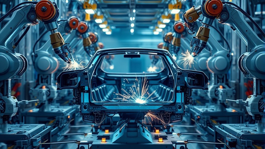 automated welding in automotive production