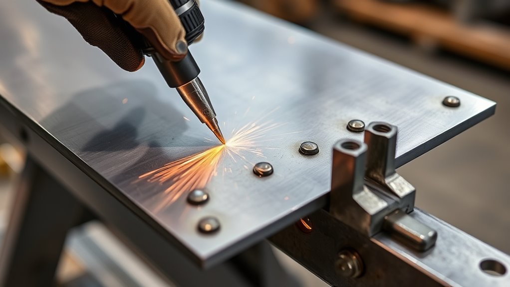 backstep weld for stability