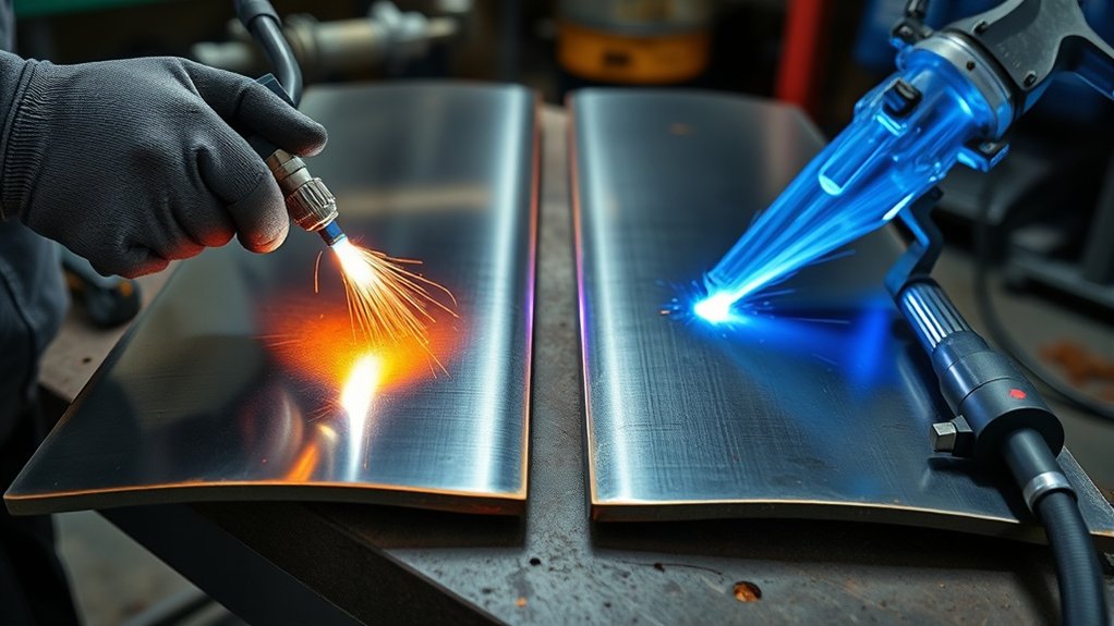 brazing for versatility welding strength
