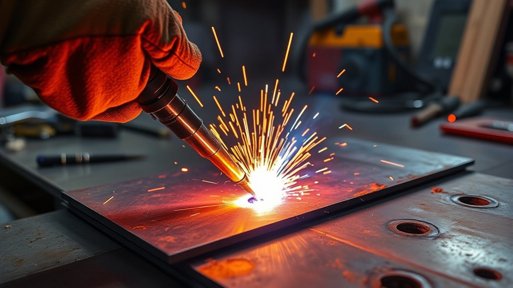 causes of mig weld burn through