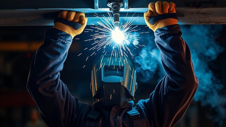 challenging overhead welding technique