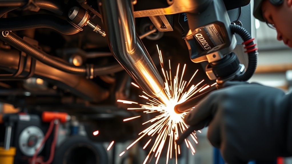 check clearance before welding