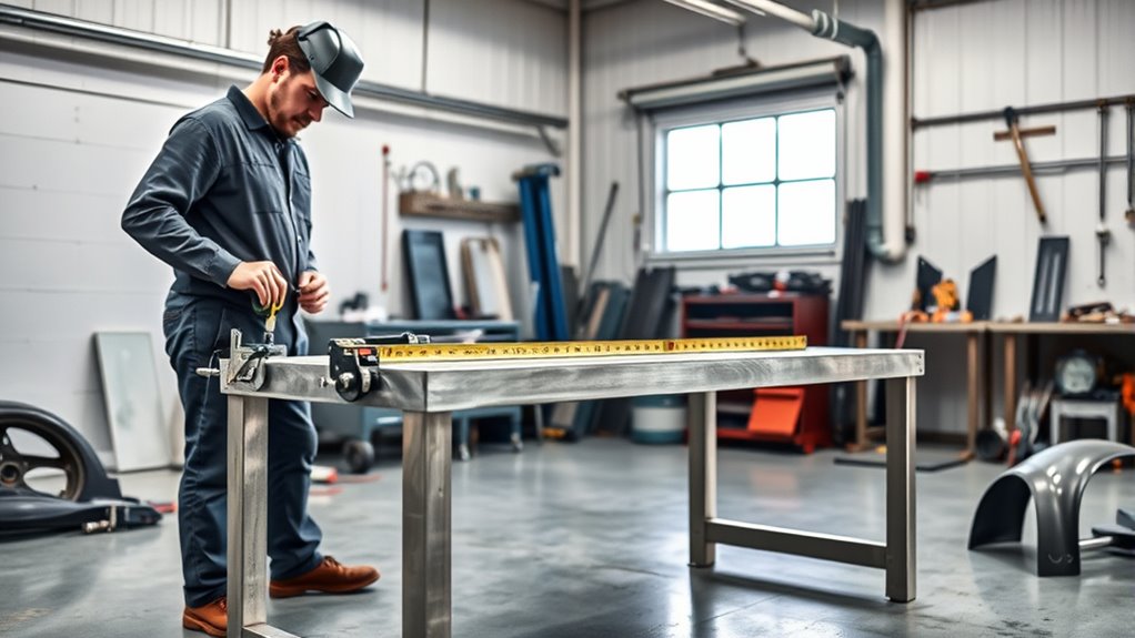 choose appropriate welding table