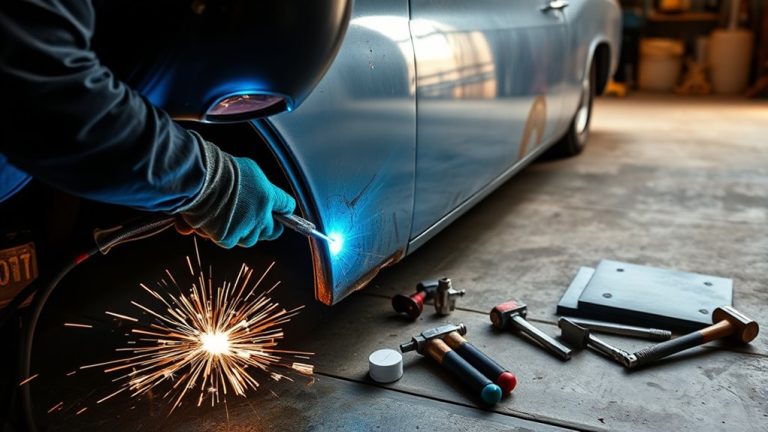 classic car welding techniques