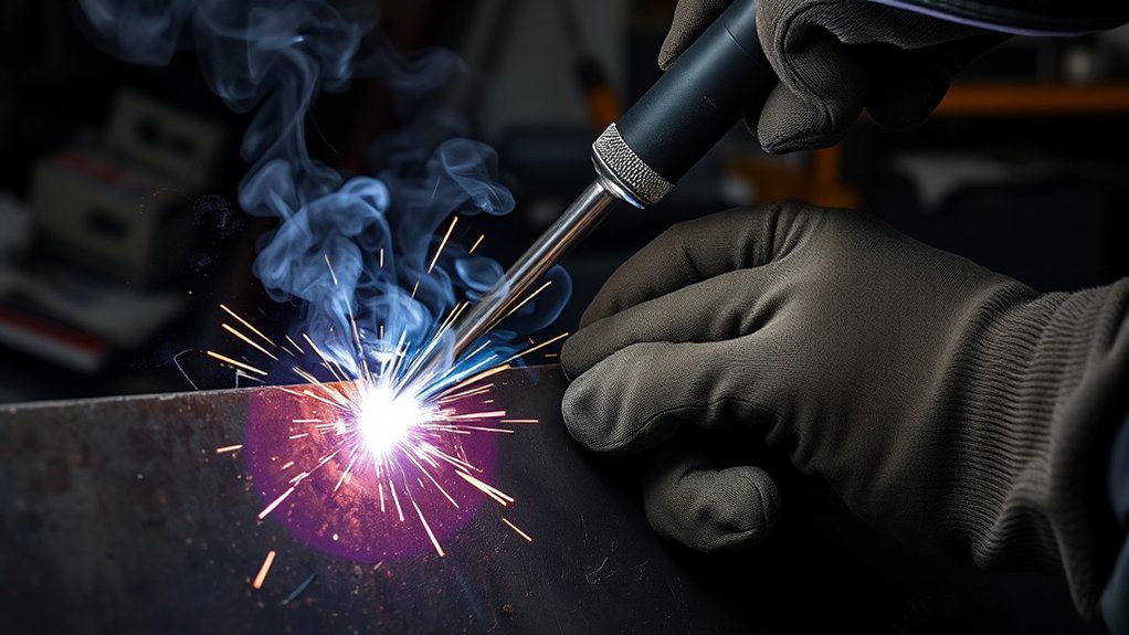 clean surface for welding